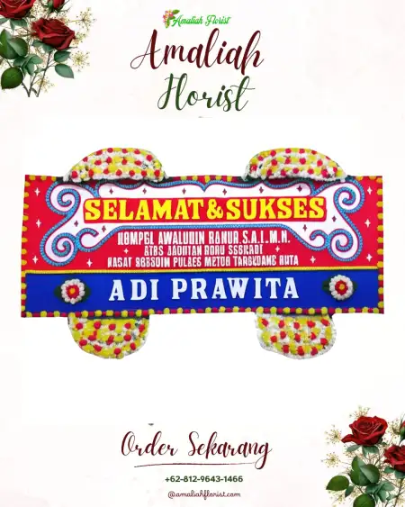 Papan Bunga Ucapan Selamat Curahdukuh